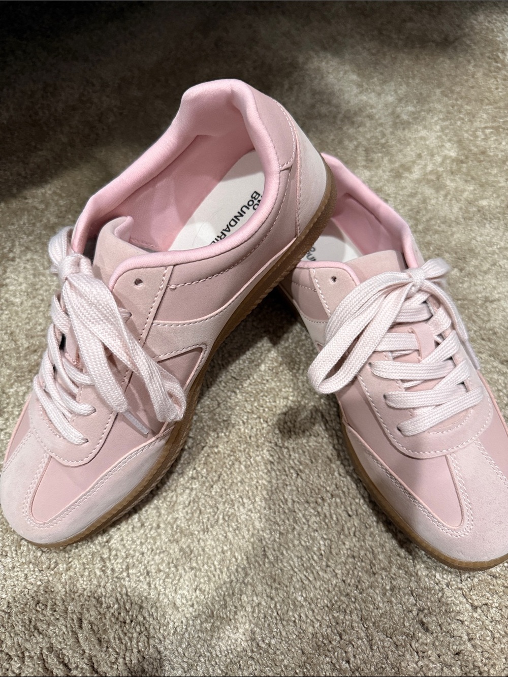 No Boundaries Light Pink Women's Casual Sneakers